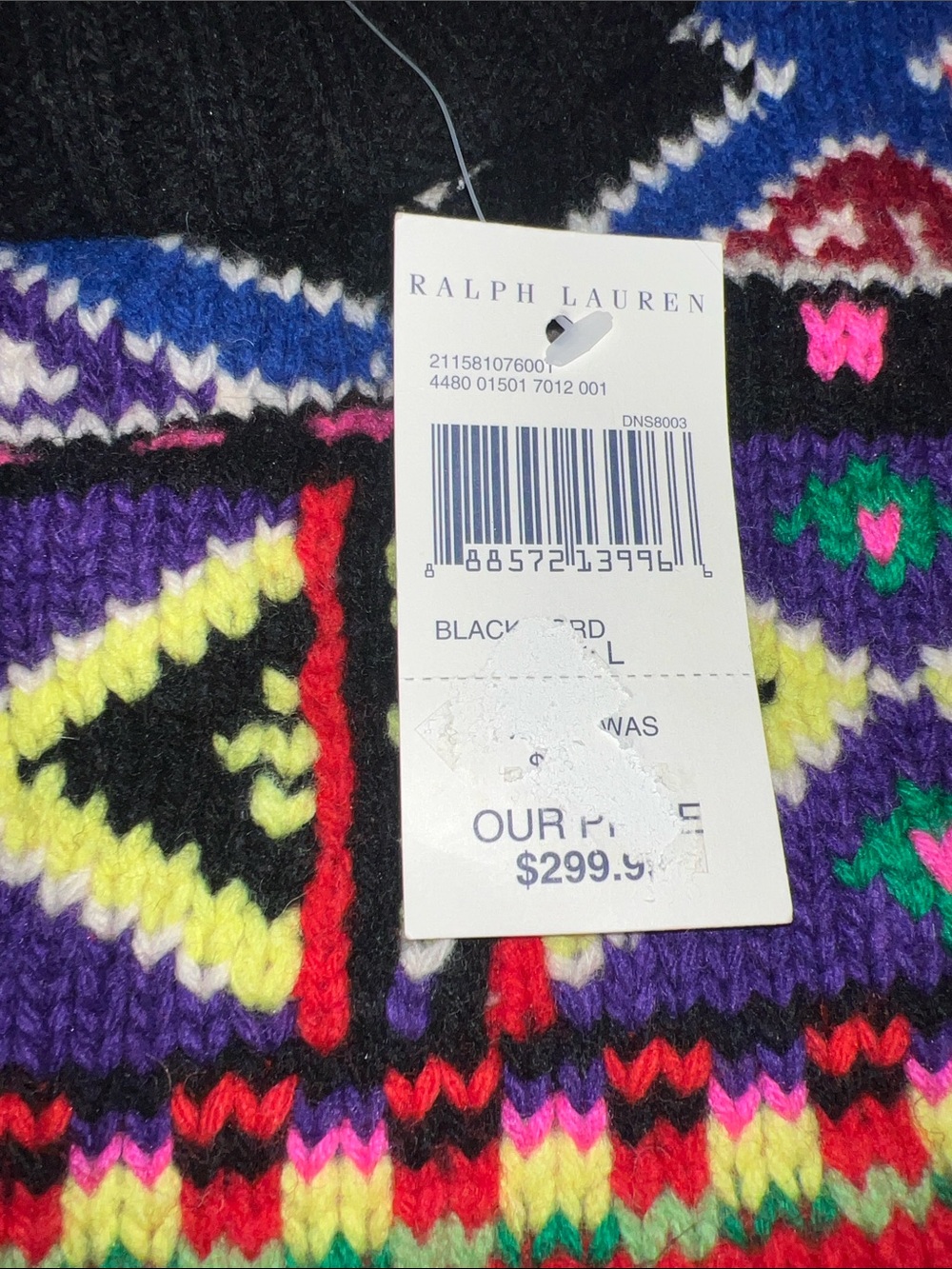Vintage! New with tags! Polo Ralph Lauren Crewneck Sweater - Picture 4 of 6